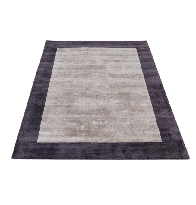 Koberec Blade Border Charcoal stříbrný