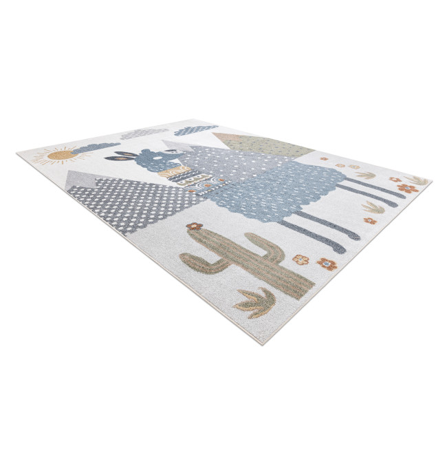 Koberec BONO 8275 Lama, krémový / světle šedý