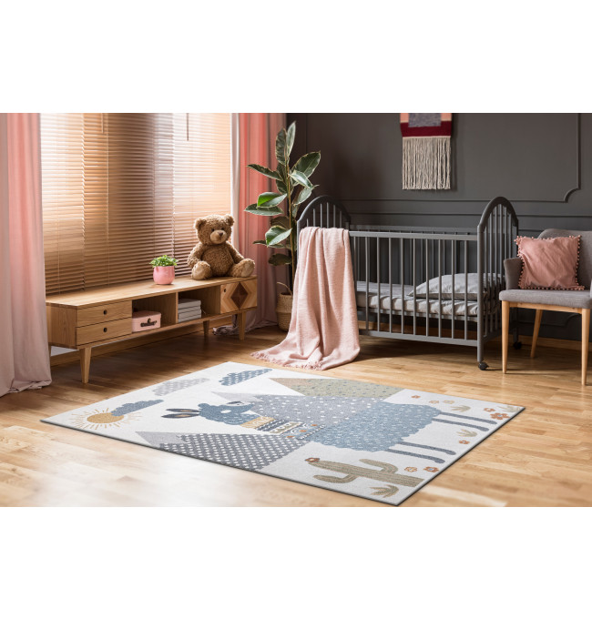 Koberec BONO 8275 Lama, krémový / světle šedý