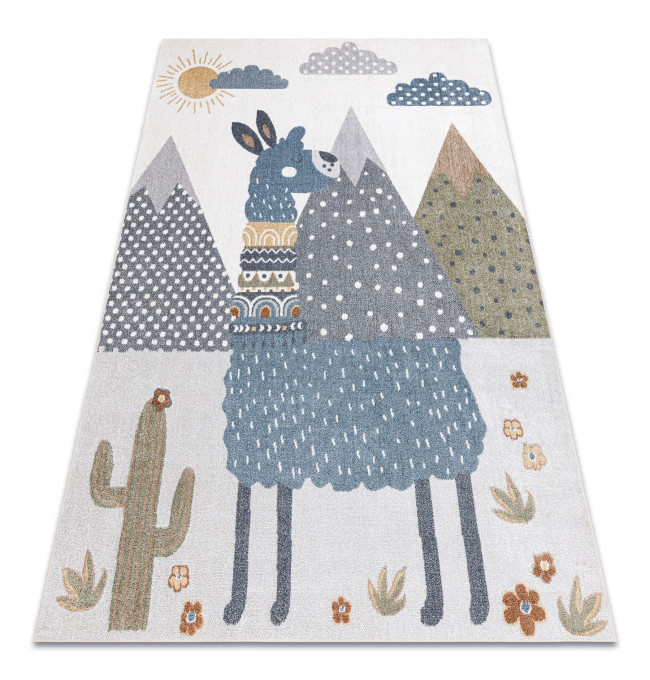 Koberec BONO 8275 Lama, krémový / světle šedý