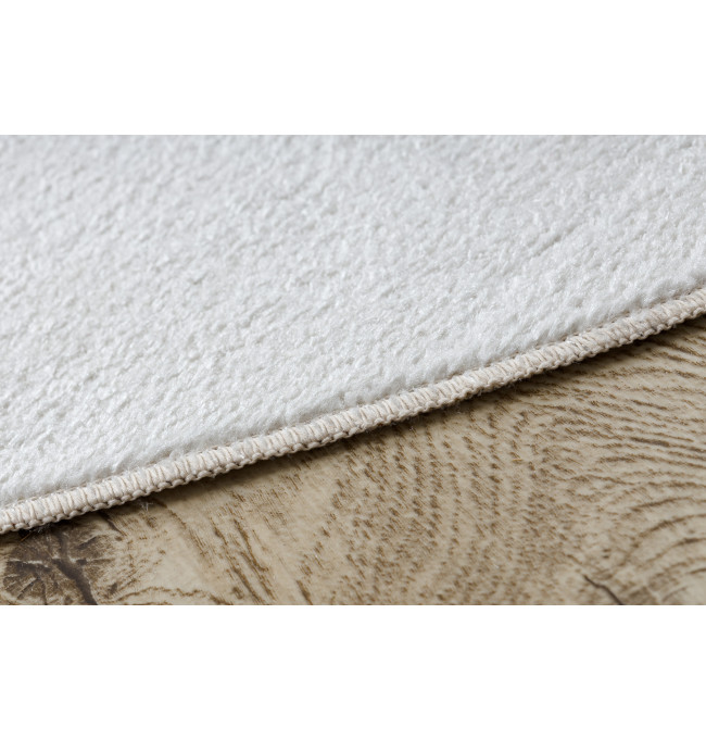 Koberec BONO 8302 duha / srdce, krémový / hnědý, kruh
