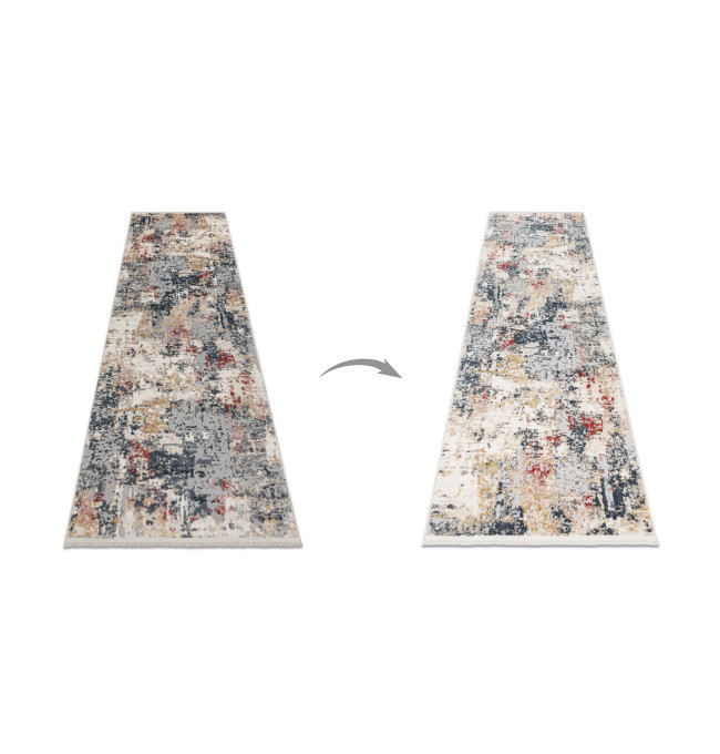 Koberec / běhoun DISTIN 0123A růžový / pudrový / bílý