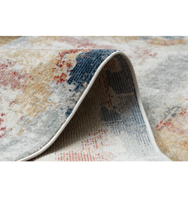 Koberec / běhoun DISTIN 0144B bílý / růžový / pudrový