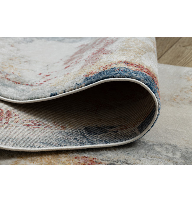 Koberec / běhoun DISTIN 0144B bílý / růžový / pudrový