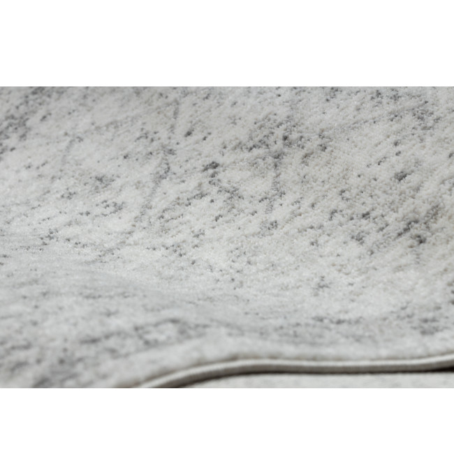 Koberec / běhoun DISTIN 0200A šedý / světle šedý / bílý