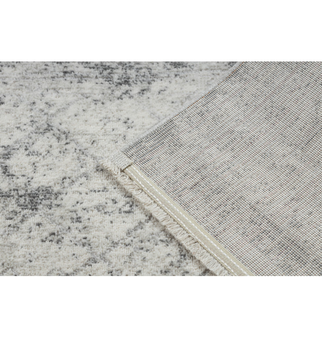 Koberec / běhoun DISTIN 0200A šedý / světle šedý / bílý