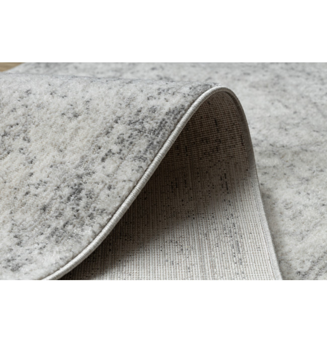 Koberec / běhoun DISTIN 0200A šedý / světle šedý / bílý