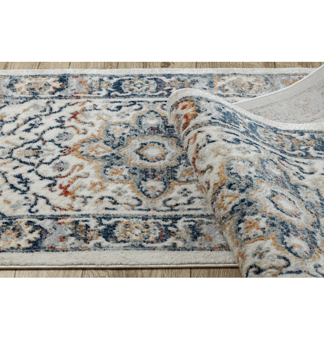 Koberec / běhoun DISTIN 0834A granátový / modrý / žlutý / terrakota