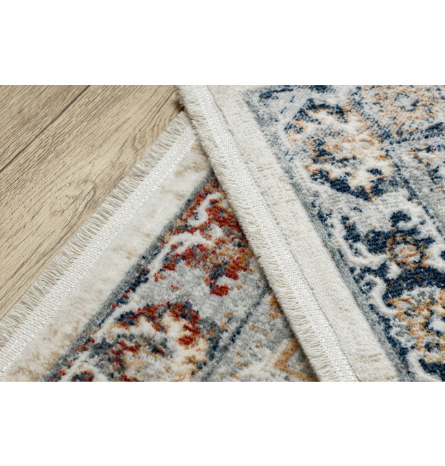 Koberec / běhoun DISTIN 0834A granátový / modrý / žlutý / terrakota