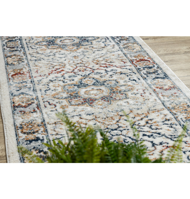 Koberec / běhoun DISTIN 0834A granátový / modrý / žlutý / terrakota