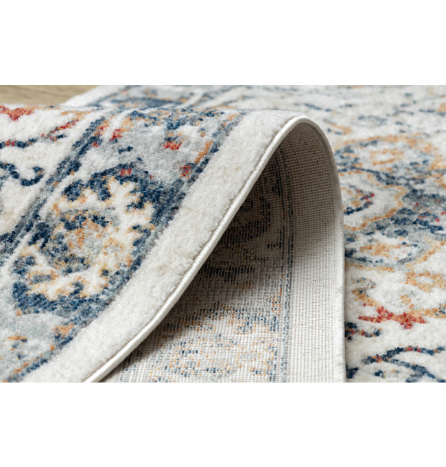 Koberec / běhoun DISTIN 0834A granátový / modrý / žlutý / terrakota