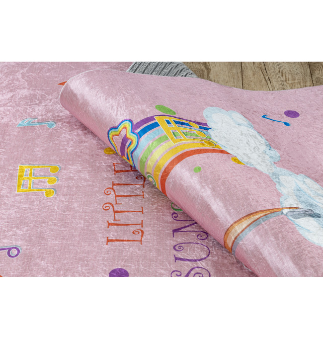 Dětský koberec protiskluzový BAMBINO 41870 Balerína, růžový