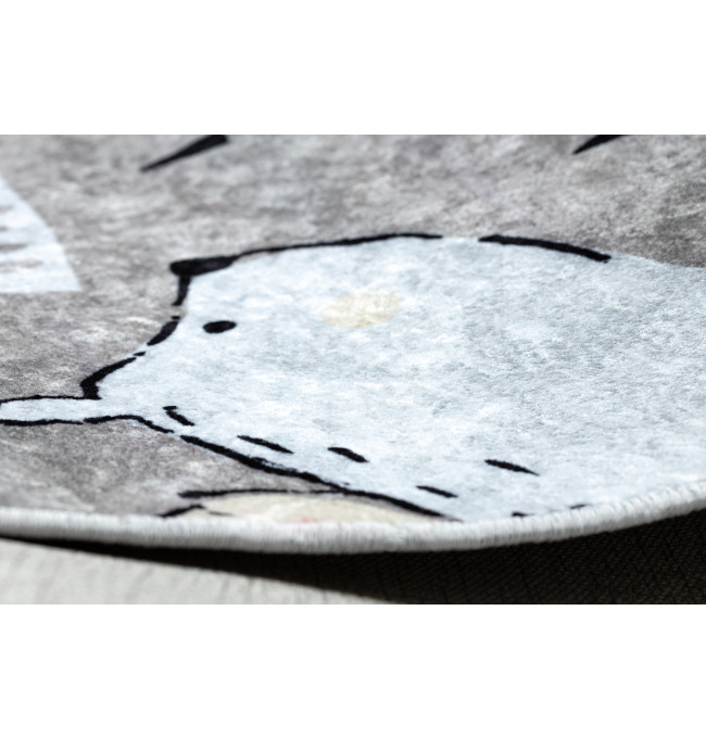 Dětský koberec JUNIOR 51974.802 medvídci, šedý