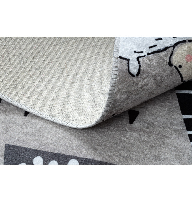 Dětský koberec JUNIOR 51974.802 medvídci, šedý