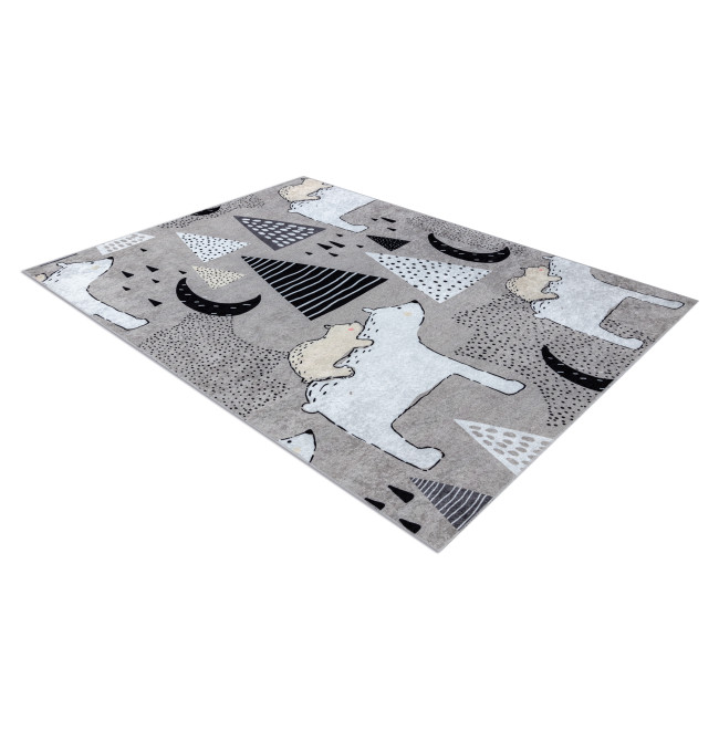 Dětský koberec JUNIOR 51974.802 medvídci, šedý