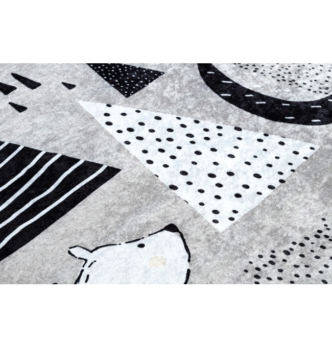 Dětský koberec JUNIOR 51974.802 medvídci, šedý