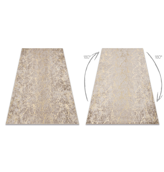 Koberec MIRO 11111.2104 mramor / glamour, béžový / zlatý