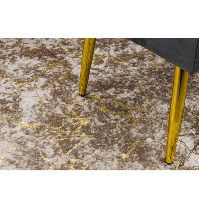 Koberec MIRO 11111.2104 mramor / glamour, béžový / zlatý