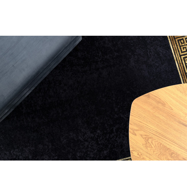Koberec MIRO 51223.806 rám / řecký, černý / zlatý
