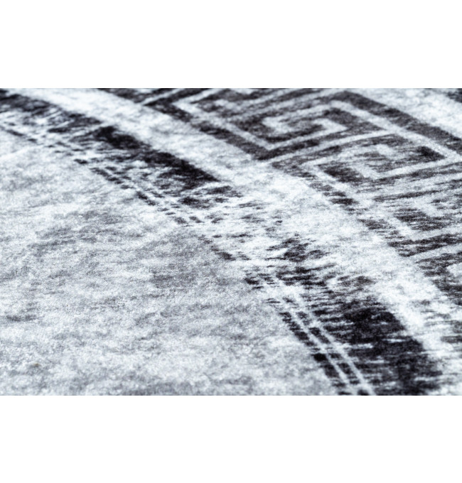 Koberec MIRO 51254.802 mramor / řecký, šedý / černý kruh