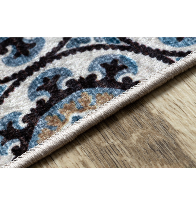 Koberec MIRO 51913.802 patchwork, modrý / hnědý