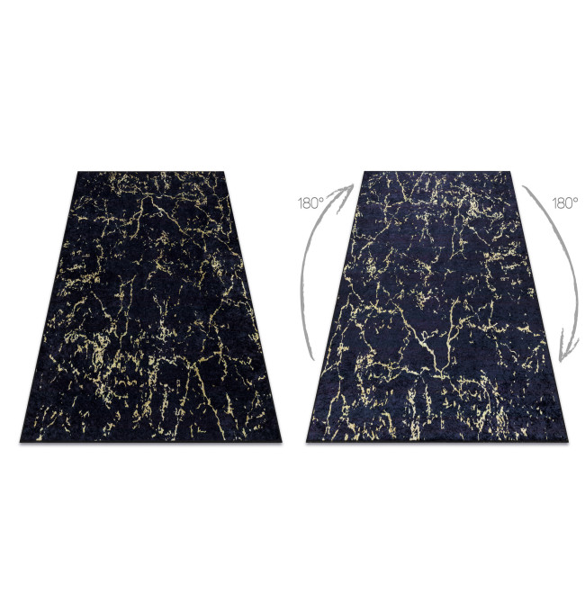 Koberec MIRO 52003.803 mramor, černý