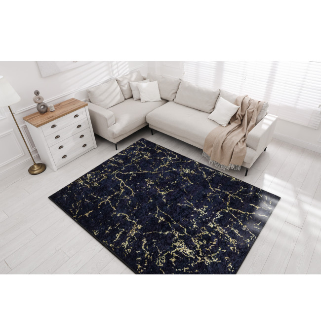 Koberec MIRO 52003.803 mramor, černý