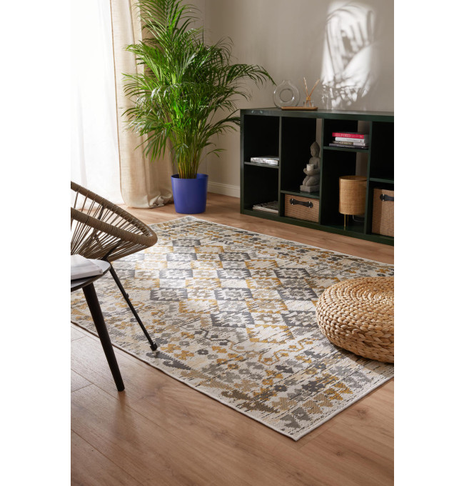 Oboustranný koberec Echo Aztec Grey