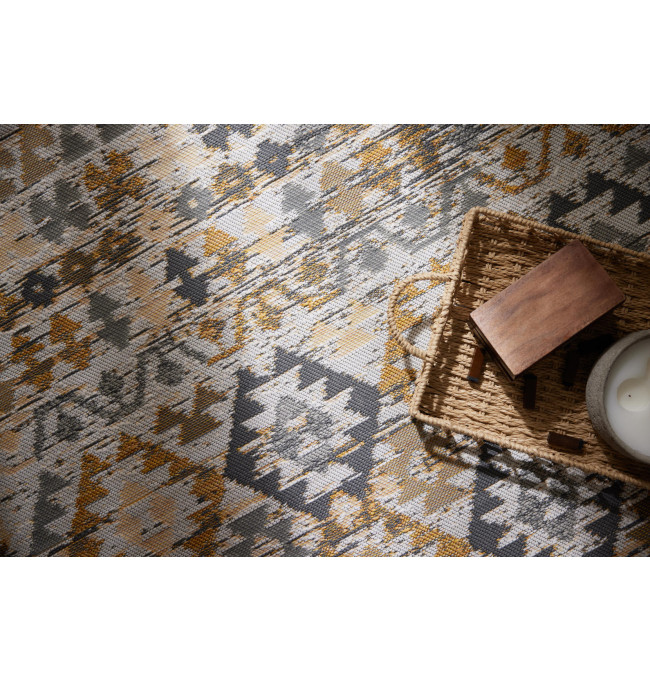 Oboustranný koberec Echo Aztec Grey