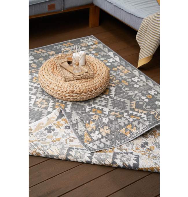 Oboustranný koberec Echo Aztec Grey