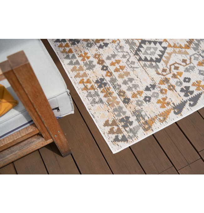 Oboustranný koberec Echo Aztec Grey