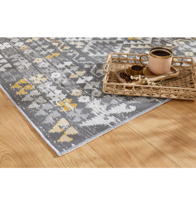 Oboustranný koberec Echo Aztec Grey