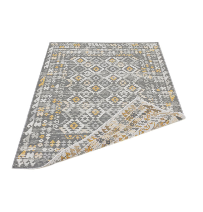 Oboustranný koberec Echo Aztec Grey