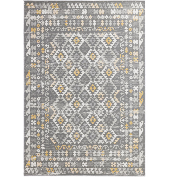 Oboustranný koberec Echo Aztec Grey