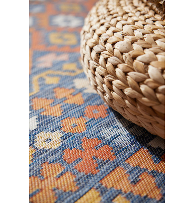 Oboustranný koberec Echo Aztec Navy