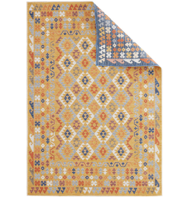 Oboustranný koberec Echo Aztec Navy