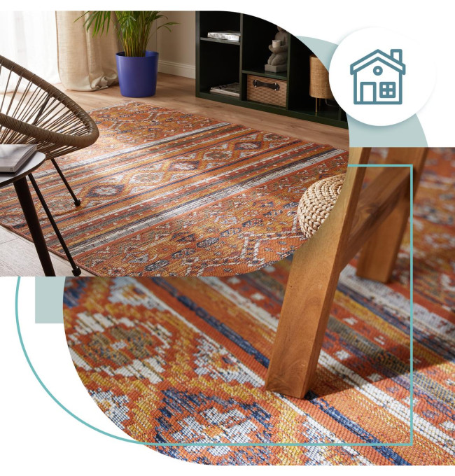 Oboustranný koberec Echo Etno Multi