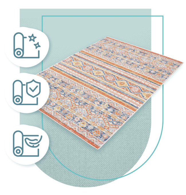 Oboustranný koberec Echo Etno Multi