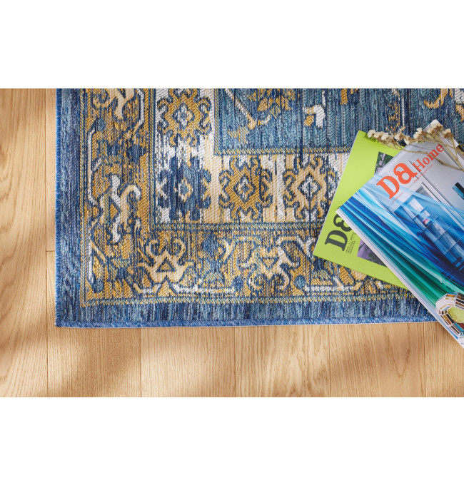 Oboustranný koberec Echo Seren Blue