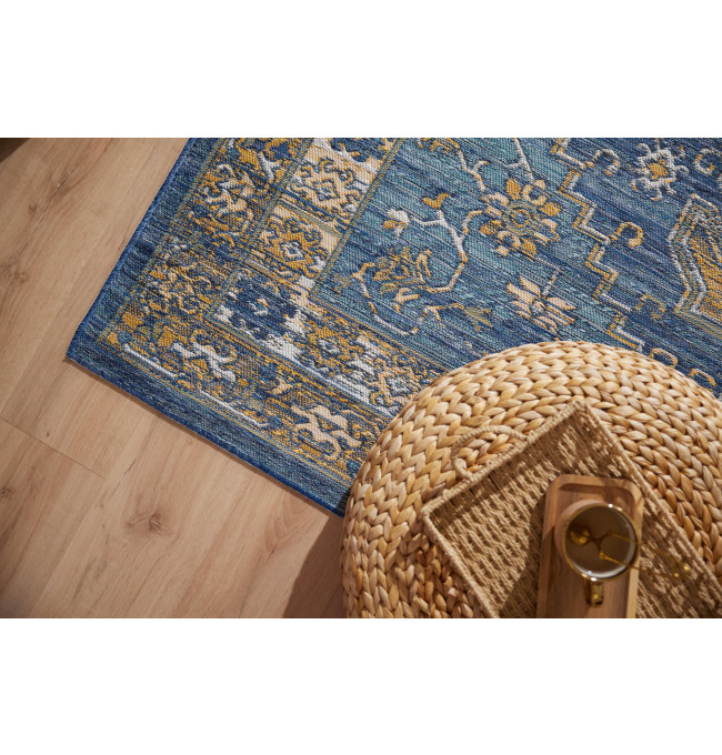 Oboustranný koberec Echo Seren Blue