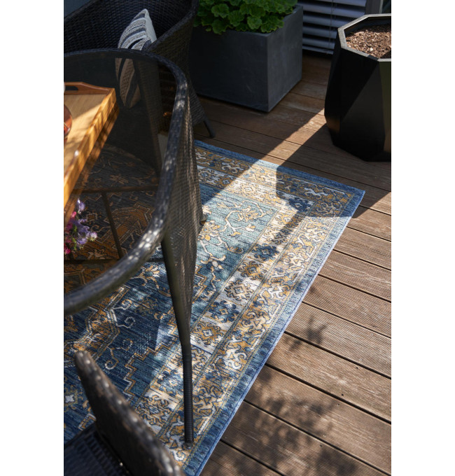 Oboustranný koberec Echo Seren Blue