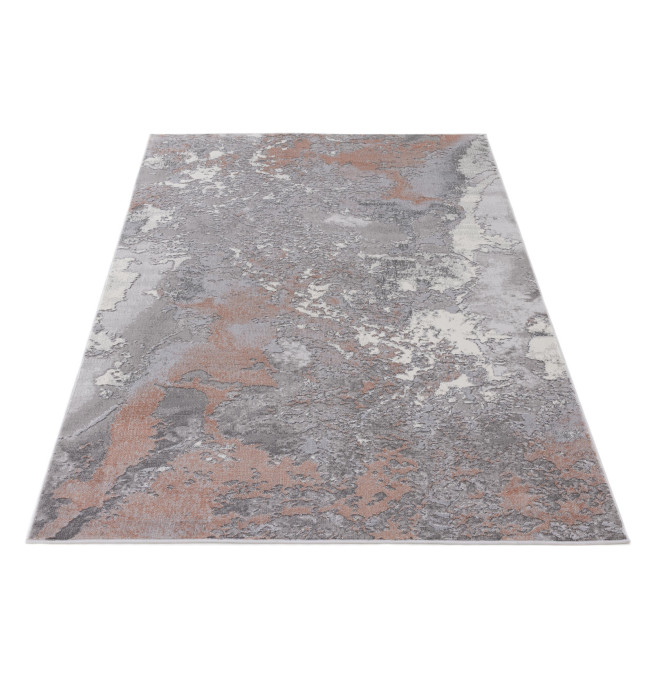 Koberec Dywilan Stylish 16 světle šedý / růžový