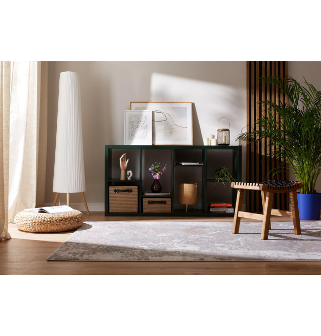 Koberec Dywilan Stylish 16 světle šedý / růžový