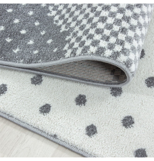 Dětský koberec Bambi mraky růžový kruh