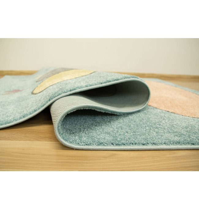 Dětský koberec Lima 9393B modrý/růžový