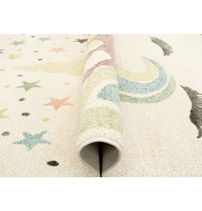 Dětský koberec Lima B070A krémový / růžový