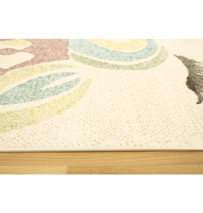 Dětský koberec Lima B070A krémový / růžový