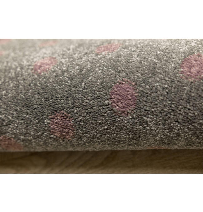 Dětský koberec Lima G930A světle šedý / fialový