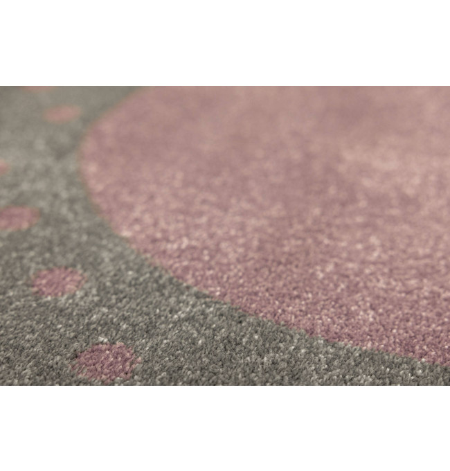 Dětský koberec Lima G930A světle šedý / fialový