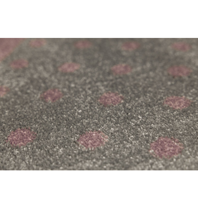 Dětský koberec Lima G930A světle šedý / fialový